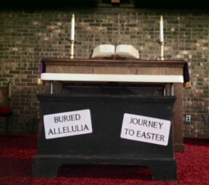 Burying Alleluia Sanctuary